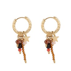 Rose & Camellia Rose & Camelia oorbellen 308957 Earrings fantasy gold