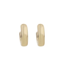 Rose & Camellia Rose & Camellia oorbellen 808956 Earrings open hoops big pin gold 3 CM