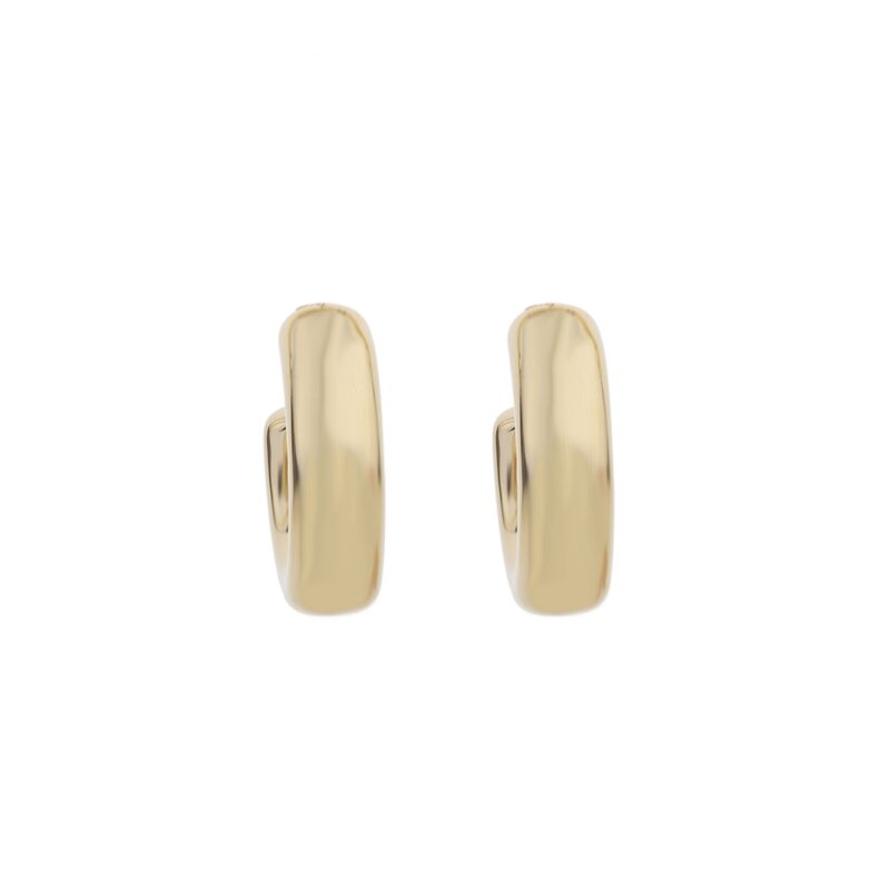 Rose & Camellia Rose & Camellia oorbellen 808956 Earrings open hoops big pin gold 3 CM