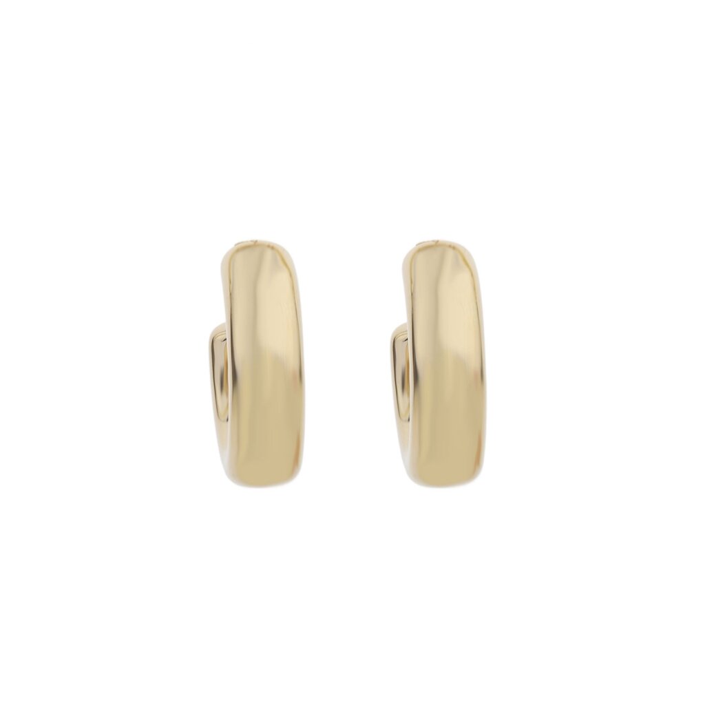 Rose & Camellia Rose & Camellia oorbellen 808956 Earrings open hoops big pin gold 3 CM