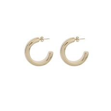 Rose & Camellia Rose & Camellia oorbellen 808956 Earrings open hoops big pin gold 3 CM
