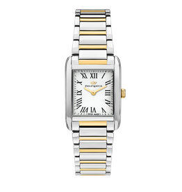 Philip Watch Philip watch R8253225501 Museum Lady  (Zilver / Goud ) 34/24.7 MM Swiss Made Dames horloge