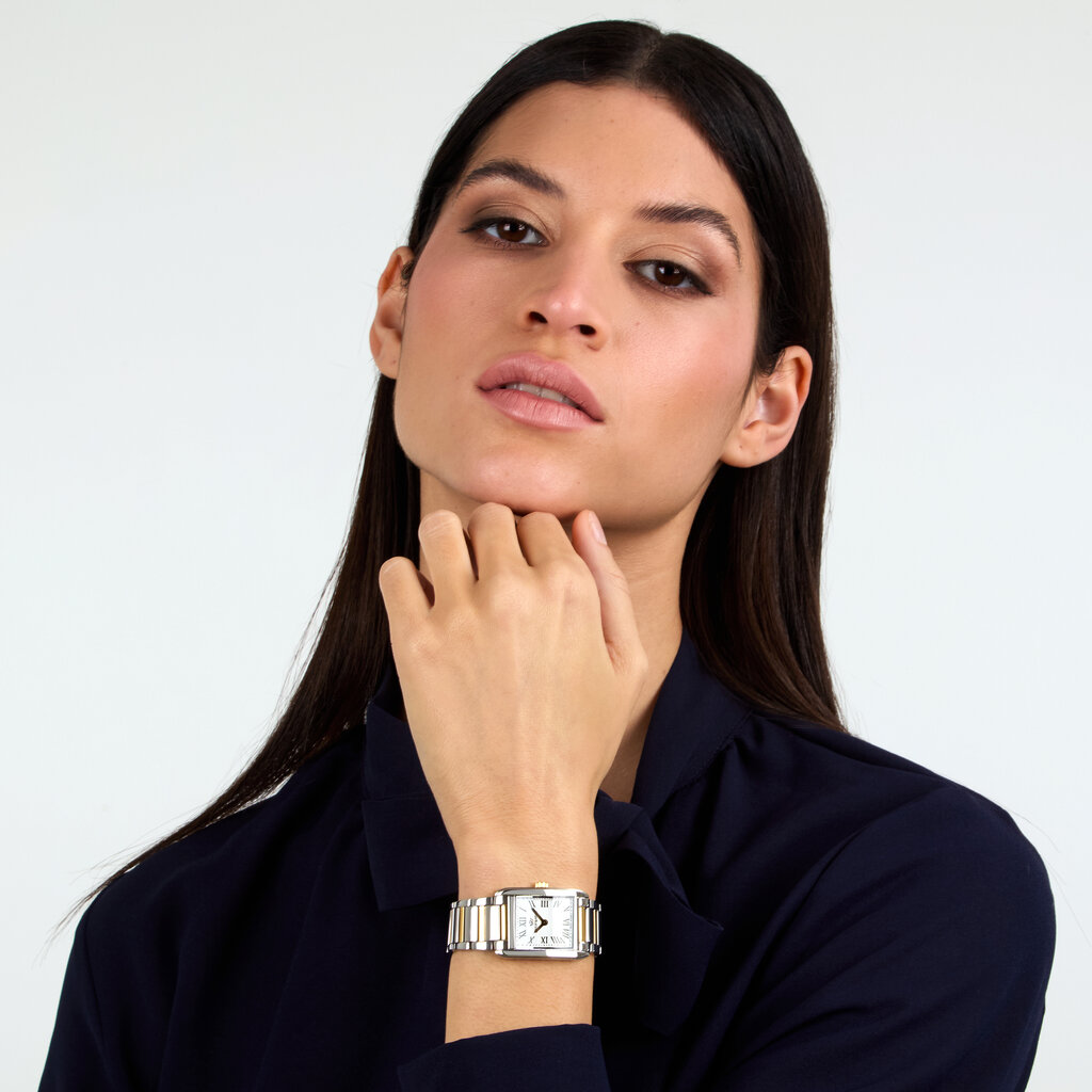 Philip Watch Philip watch R8253225501 Museum Lady  (Zilver / Goud ) 34/24.7 MM Swiss Made Dames horloge