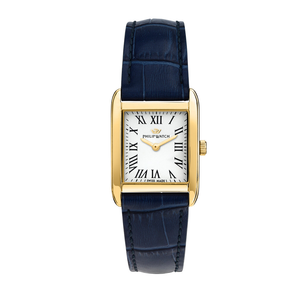 Philip Watch Philip watch R8251225501 Museum Lady  ( Goud / Blauw ) 34/24.7 MM Swiss Made Dames horloge