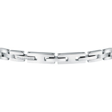 Maserati Maserati Armband JM324AVD55 Iconic BR SS stainless steel silver 18 + 3.5 CM