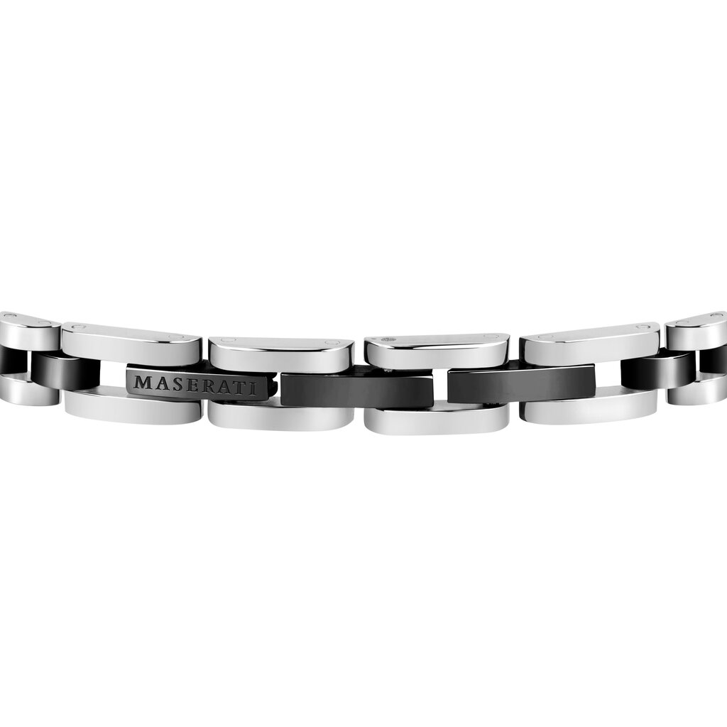 Maserati Maserati Armband JM320AST08 Iconic BR SS YG chain silver Black 18.5 + 3 CM