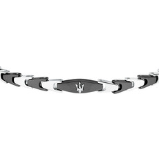 Maserati Maserati Armband JM225AVD83 Iconic BR SS silver Black 18.5 + 3 CM