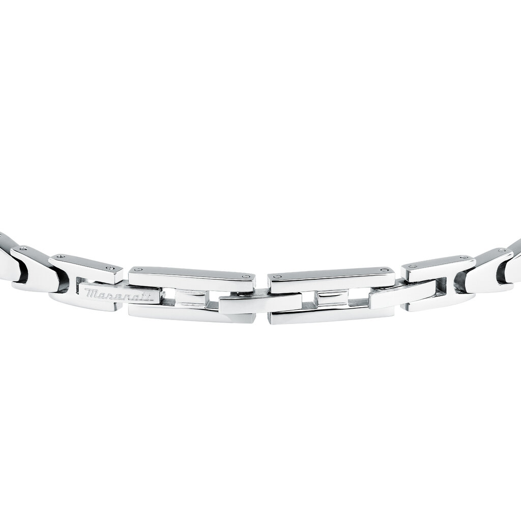 Maserati Maserati Armband JM225AVD83 Iconic BR SS silver Black 18.5 + 3 CM
