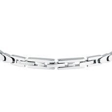 Maserati Maserati Armband JM225AVD83 Iconic BR SS silver Black 18.5 + 3 CM
