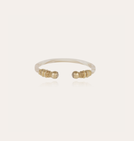Gas Bijoux Jewelry Gas Bijoux 658925 Bracelet Sari strass acetate white Ivory gold