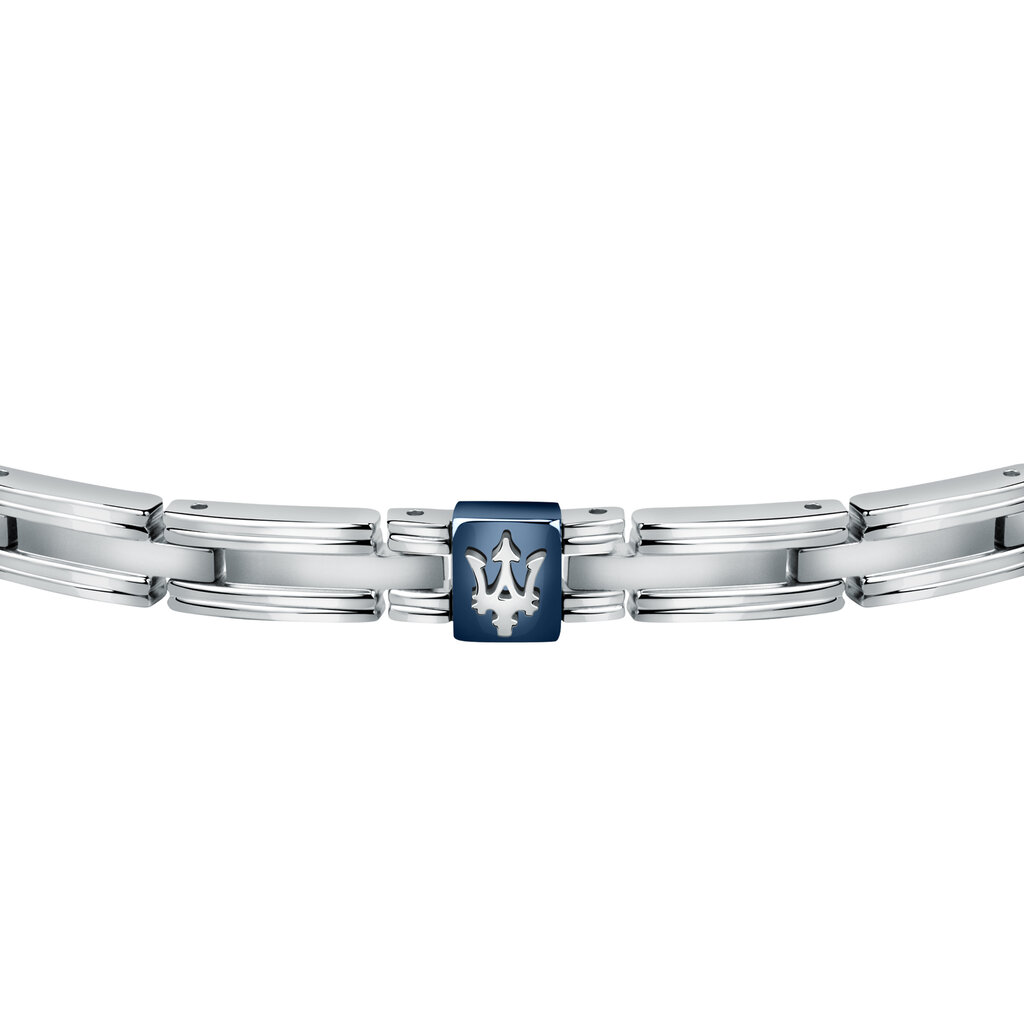 Maserati Maserati armband JM420ATK03 Bracelet Icon BR chain SS blue silver 18.5 + 3.5 CM