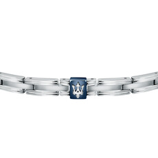 Maserati Maserati armband JM420ATK03 Bracelet Icon BR chain SS blue silver 18.5 + 3.5 CM