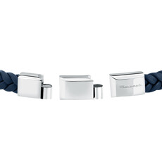 Maserati Maserati armband JM4249IK03 Bracelet Recycled leather BR SS YG + blue  19 + 1 CM