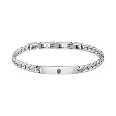 Maserati Maserati armband JM222AVD05 Bracelet Iconic BR SS blue 18.5 + 3.5 CM