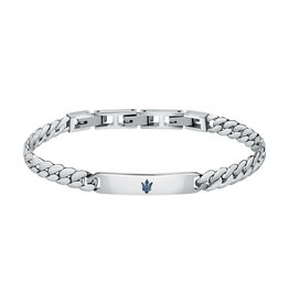Maserati Maserati armband JM222AVD05 Bracelet Iconic BR SS blue 18.5 + 3.5 CM