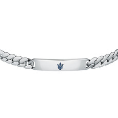 Maserati Maserati armband JM222AVD05 Bracelet Iconic BR SS blue 18.5 + 3.5 CM