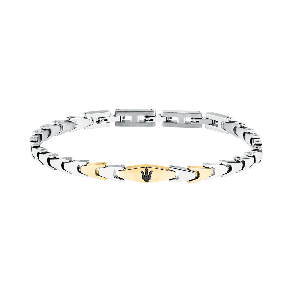 Maserati Maserati armband JM225AVD84 Bracelet Iconic BR SS YG / Black  18 + 3.5 CM