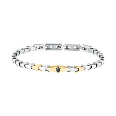 Maserati Maserati armband JM225AVD84 Bracelet Iconic BR SS YG / Black  18 + 3.5 CM