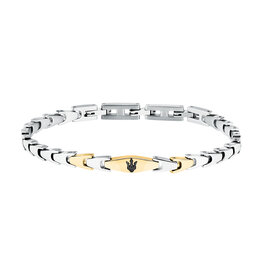 Maserati Maserati armband JM225AVD84 Bracelet Iconic BR SS YG / Black  18 + 3.5 CM