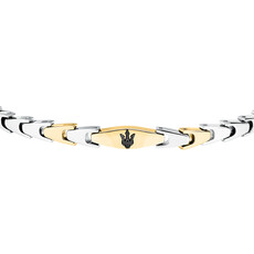 Maserati Maserati armband JM225AVD84 Bracelet Iconic BR SS YG / Black  18 + 3.5 CM