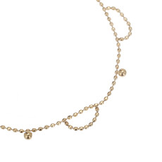 Rose & Camellia Rose & Camellia Enkelbandje 906951 Anklet mini dots gold 22 + 5 CM