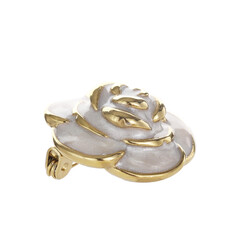 Rose & Camellia Rose & Camellia Broche 5959 Vintage rose white gold