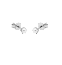 Karma Jewelry Karma jewelry oorbellen M3258S Ear studs Single Pearl 925 silver