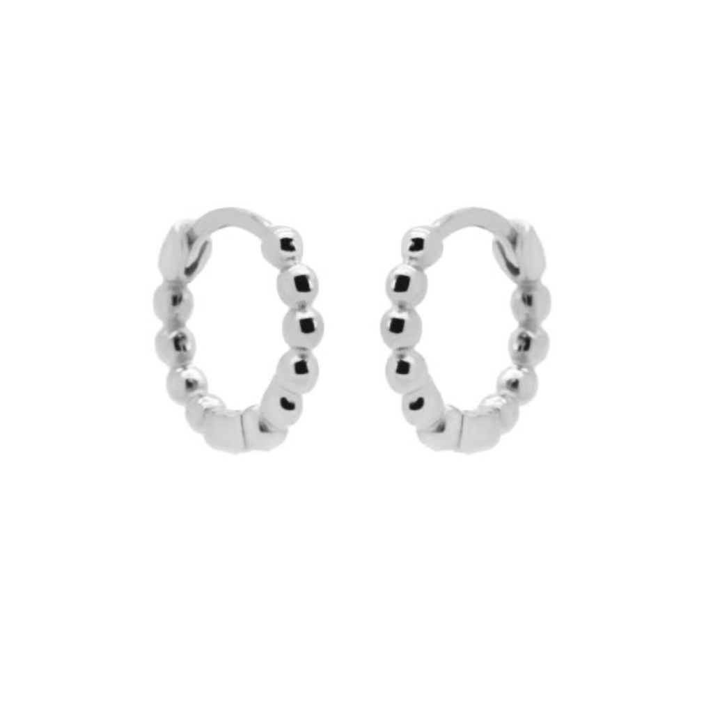 Karma Jewelry Karma Jewelry oorbellen H389S Earrings hinged hoops Nova 925 silver 12 MM