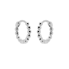 Karma Jewelry Karma Jewelry oorbellen H389S Earrings hinged hoops Nova 925 silver 12 MM