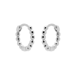 Karma Jewelry Karma Jewelry oorbellen H389S Earrings hinged hoops Nova 925 silver 12 MM