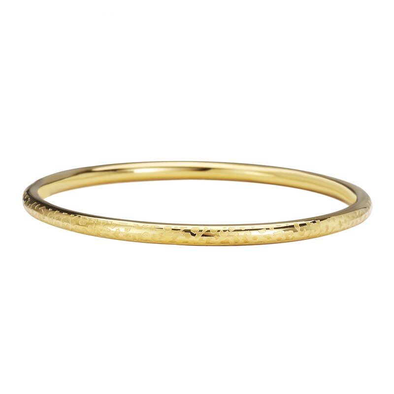 Rose & Camellia Rose & Camellia armband 08953 Bracelet Round bangle panther stainless steel gold 3 MM