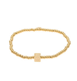 Rose & Camellia Rose & Camellia armband 07958 Bracelet elastic heart gold