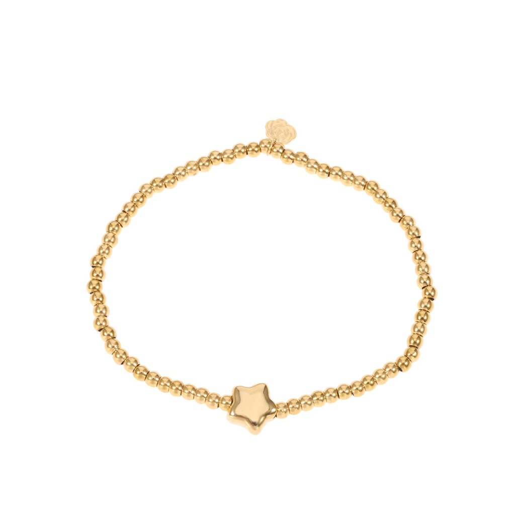 Rose & Camellia Rose & Camellia armband 07959 Bracelet elastic star gold