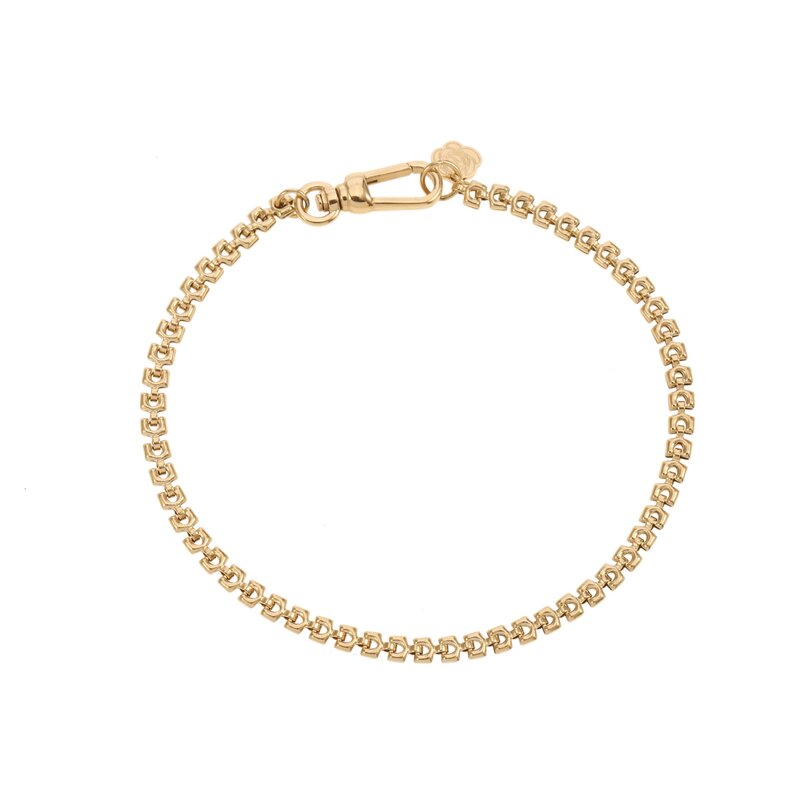 Rose & Camellia Rose & Camellia armband 607959 Bracelet simple chain lock gold 18.5 CM