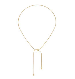 Rose & Camellia Rose & Camellia ketting 07953 Necklace Fine gold 60 CM
