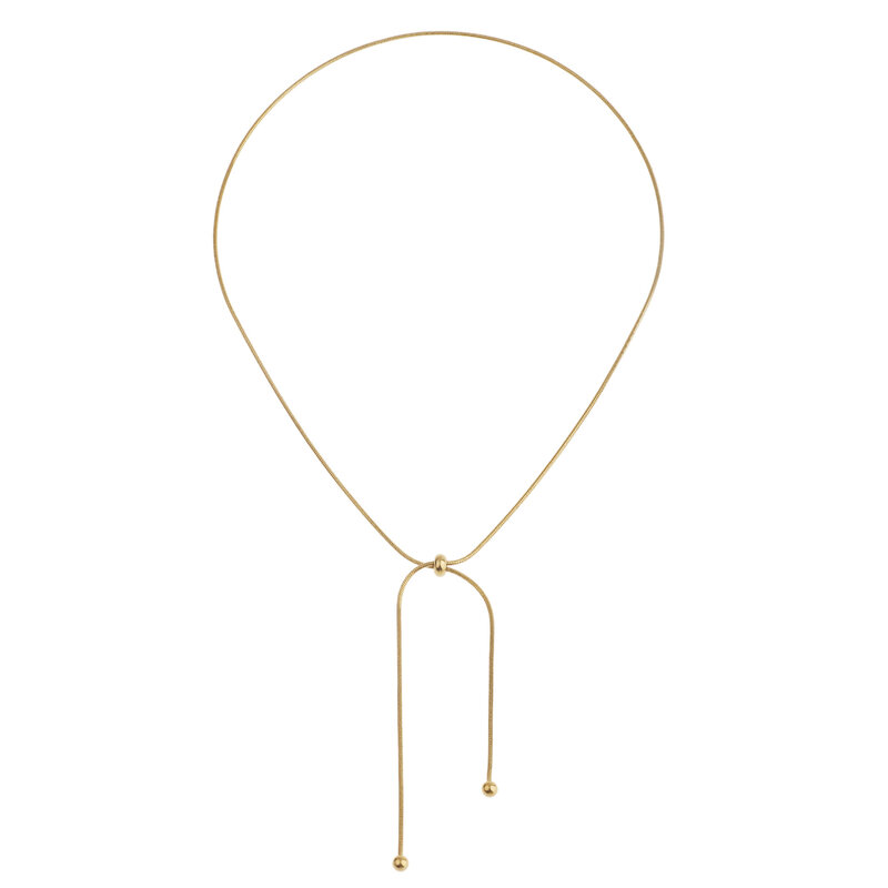 Rose & Camellia Rose & Camellia ketting 07953 Necklace Fine gold 60 CM