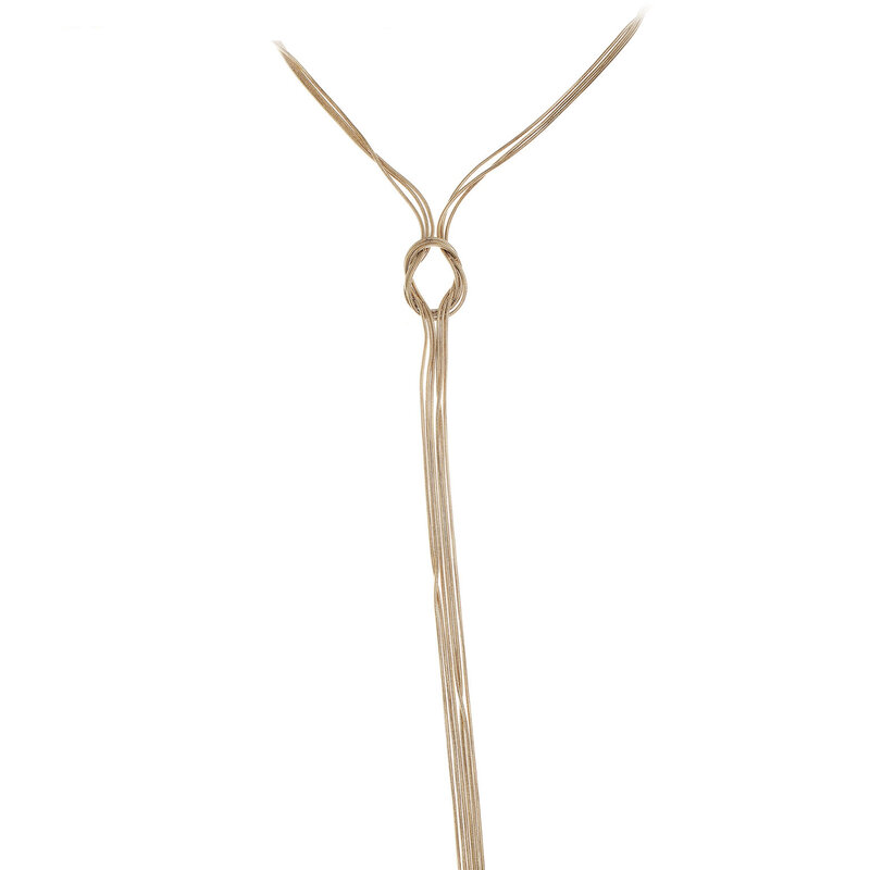 Rose & Camellia Rose & Camellia ketting 12504 Necklace long fantasy gold 45 + 5 CM
