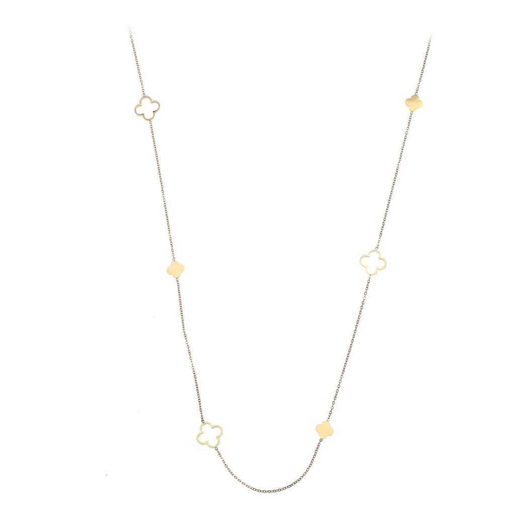 Rose & Camellia Rose & Camellia ketting Necklace clovers gold  80 + 10 CM