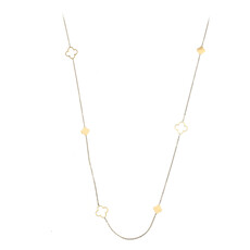 Rose & Camellia Rose & Camellia ketting Necklace clovers gold  80 + 10 CM