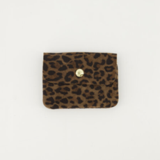 Label Deluxe bag Lisa Small Portemonnee 8612 Wallet Leopard Gold 11,5 x 8 x 1,5 CM