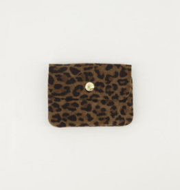 Label Deluxe bag Lisa Small Portemonnee 8612 Wallet Leopard Gold 11,5 x 8 x 1,5 CM