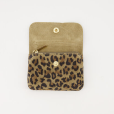 Label Deluxe bag Lisa Small Portemonnee 8612 Wallet Leopard Gold 11,5 x 8 x 1,5 CM