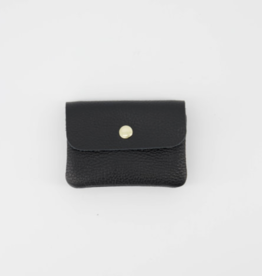 Label Deluxe bag Lisa Small Portemonnee 6318 Wallet Black Gold 11,5 x 8 x 1,5 CM