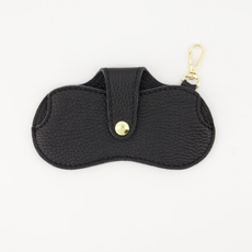 Label Deluxe bag Brillen hoes sleutelhanger keychain 2900 Kenza Black gold 15 x 7 CM