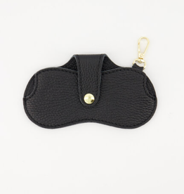 Label Deluxe bag Brillen hoes sleutelhanger keychain 2900 Kenza Black gold 15 x 7 CM