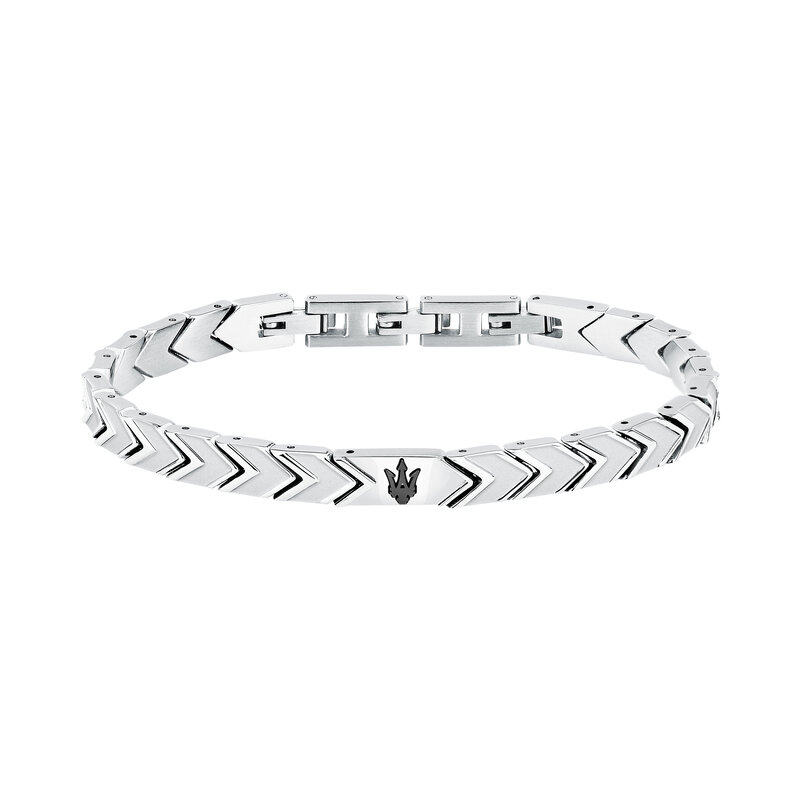 Maserati Maserati armband JM225AVD91 Bracelet Iconic BR SS Black 18 + 3.5 CM