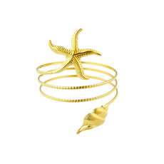 Label Deluxe Bijoux Sofi boven armband Seastar gold