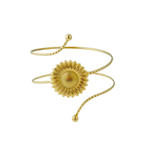 Label Deluxe Bijoux Sofi boven armband flower gold