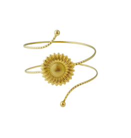 Label Deluxe Bijoux Sofi boven armband flower gold