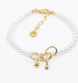 Label Deluxe Bijoux Label Deluxe B armband LDLpearlbow gold